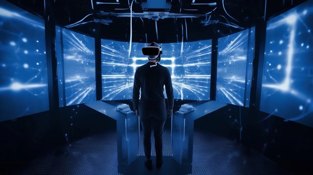 Person in vr headset